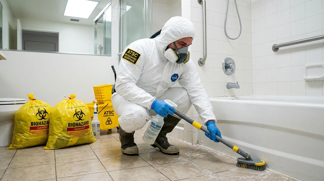 Decontamination equipment deployed for Blood Cleanup in Lanham-Seabrook